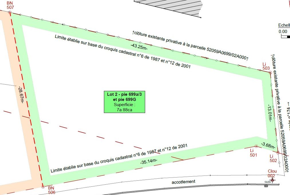 Plan Géomètre Lot 2